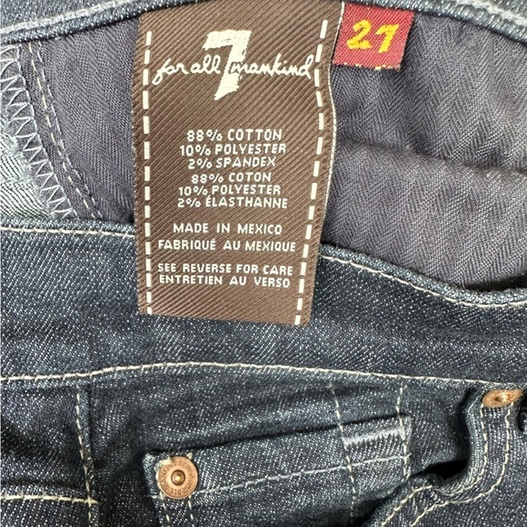 7 For  All Mankind Bootcut Jeans Size 27 EUC - Picture 4 of 4